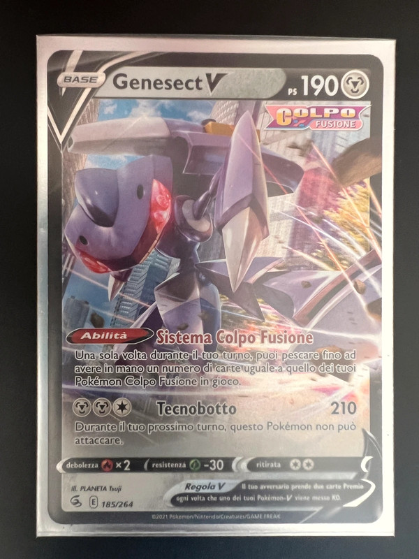 Carta Pokémon Original Genesect V 185/264