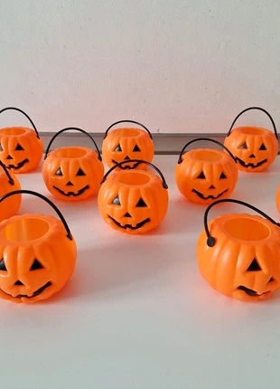 Mini seaux citrouille Halloween🎃, merk: NO LABEL, staat: Heel goed, € 8,00, € 9,10 inclusief Kopersbescherming
