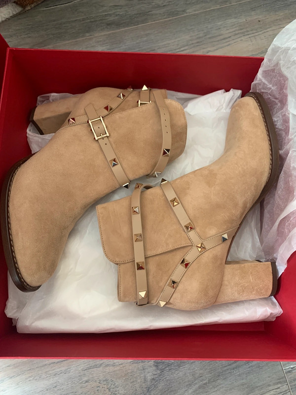 Valentino cheap suede boots