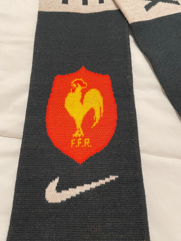 2007 vintage France federation rugby FFR winter scarf 2