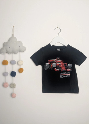 Kleinkinder Reise T-Shirt | Grand Prix Monaco | Sol's | 86/92 | Schwarz, brand: sol's, condizioni: Ottime, taglia: 18-24 mesi / 86 cm, €3.00, €3.85 include la Protezione acquisti