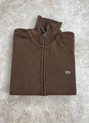 Pull col rond full zip sweat Lacoste homme style old money XL, brand: Lacoste, condition: Very good, size: XL, €39.00, €41.65 includes Buyer Protection