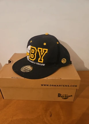 Casquette snapback noire jaune BY Black & Yellow brodée streetwear basket, marque: Snapback, état: Bon état, taille: Taille unique, 4,00 €, 4,90 € Protection acheteurs incluse