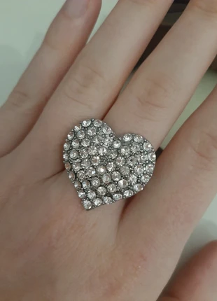 Zilveren diamanten ring , condizioni: Ottime, taglia: 18,1 mm Ø / 18,5, €1.00, €1.75 include la Protezione acquisti