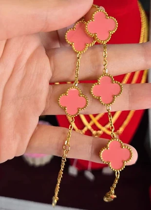 Lovely Pink Four Clover Bracelet, brand: Lucky, condition: New without tags, £10.00, £11.20 includes Buyer Protection Pro
