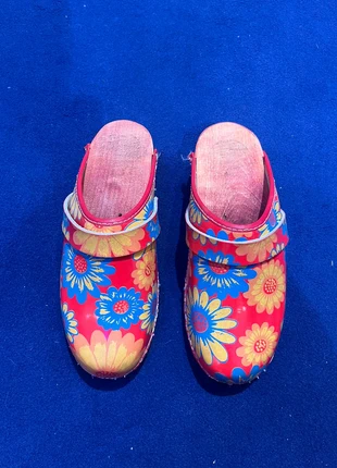 Sabots fleuris en bois vintage t36 cottage core style, marca: Vintage Dressing, estado: Muito bom, tamanho: 36, €45.00, €47.95 inclui Proteção do Comprador Pro