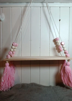 Jolie étagère suspendue Rose ., marque: Inconnu, état: Neuf avec étiquette, taille: Prématuré, jusqu'à 44cm, 12,90 €, 14,25 € Protection acheteurs (Pro) incluse