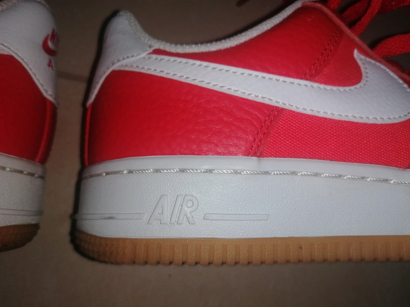 Nike Air force 1 low af1 rot weiB wie neu