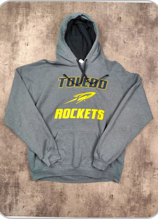 sweat a capuche gris hoodie universitaire toledo rockets taille L, marca: Vintage Dressing, estado: Muito bom, tamanho: L, €16.00, €17.50 inclui Proteção do Comprador Pro