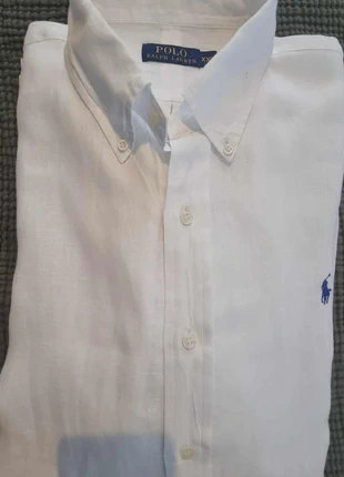 Chemise en lin XXL Ralph Lauren, marque: Ralph Lauren, état: Très bon état, taille: XXL, 70,00 €, 74,20 € Protection acheteurs incluse