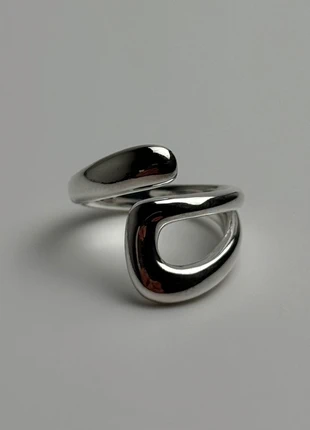Bague fluide liquid en argent 925 massif, ajustable ring chic, bague abstraite argenté, marque: Argent, état: Très bon état, taille: Ajustable, 10,00 €, 11,20 € Protection acheteurs (Pro) incluse