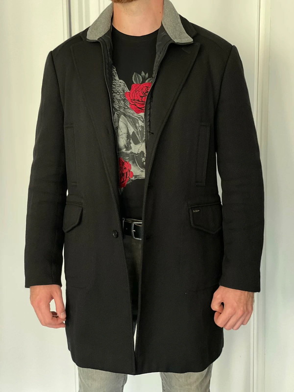 Manteau Serge Blanco XL noir Vinted