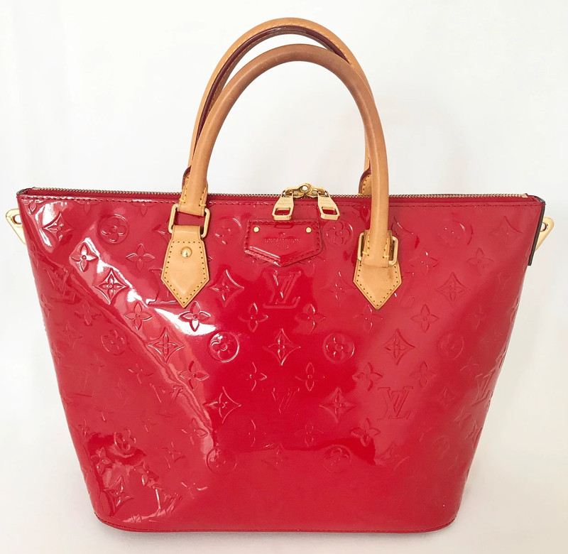 Louis Vuitton Monogram Vernis Montebello MM Red | Vinted