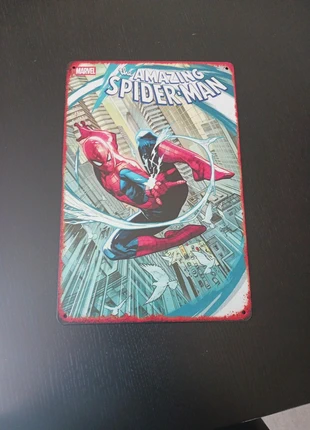 Plaque aluminium Spiderman, brand: Spiderman, condition: New without tags, €6.00, €7.00 includes Buyer Protection