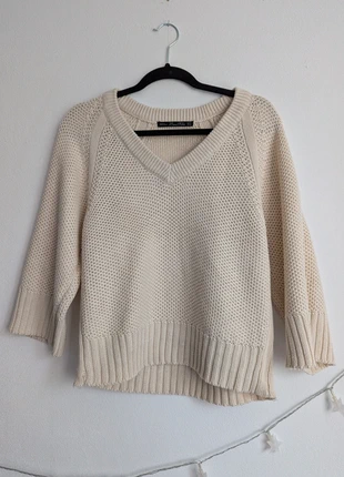 Strick Pullover Oversize Zara Weiß S 36, brand: Zara, condizioni: Buone, taglia: S / IT 40 / EU 36, €3.00, €3.85 include la Protezione acquisti