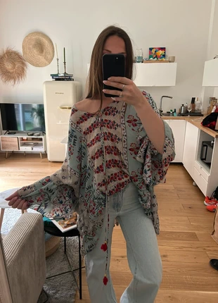 Tunique / robe bohème fluide - Ibiza bohème, merk: Boutique indépendante, staat: Heel goed, maat: M / 38 / 10, € 13,00, € 14,35 inclusief Kopersbescherming