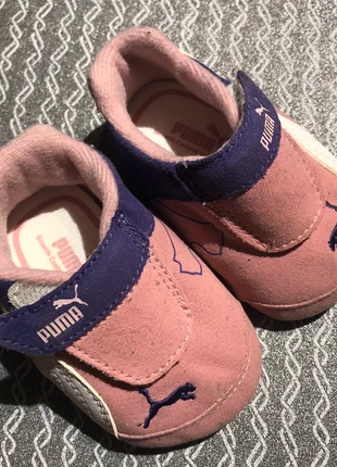 Roze Puma schoentjes, merk: Puma, staat: Heel goed, maat: 19, € 1,00, € 1,75 inclusief Kopersbescherming