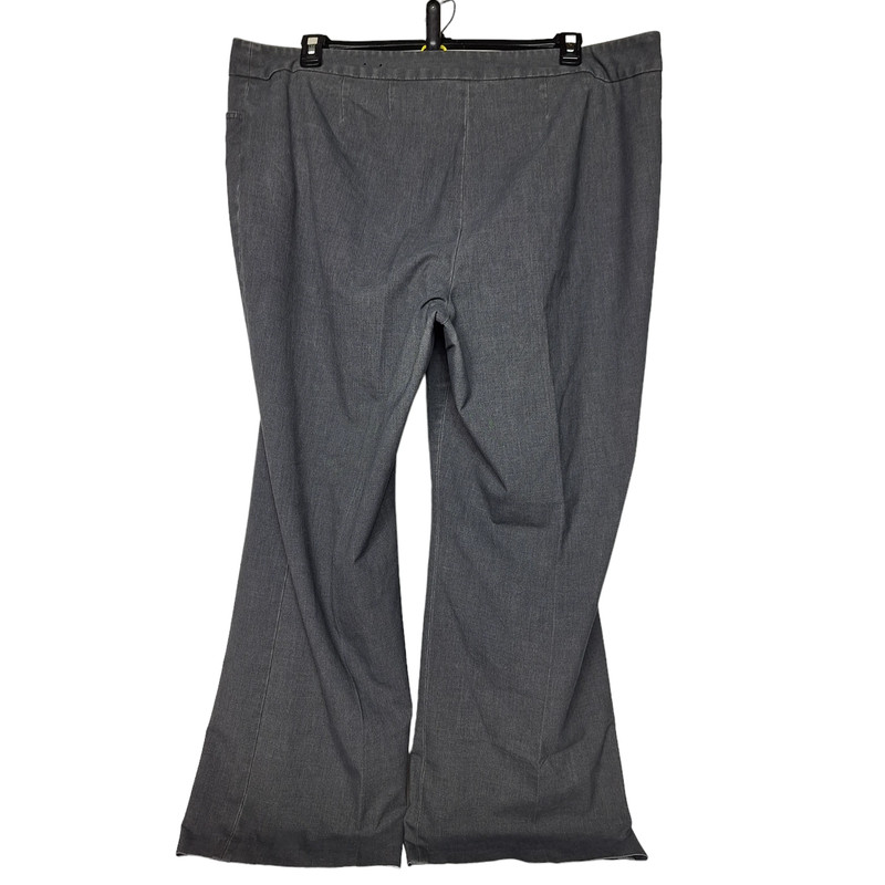 Lane Bryant Women's Dress Pants Boot Cut Size 20 Average Solid Gray Business 3
