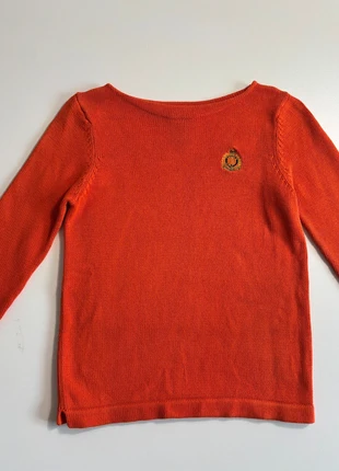 Pull orange brodé – Lauren Ralph Lauren – Taille S, brand: Ralph Lauren, condizioni: Ottime, taglia: S / IT 40 / EU 36, €14.00, €15.40 include la Protezione acquisti Pro