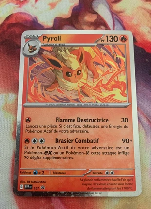 Pyroli holographique cosmo ev8,5, marque: Pokémon, état: Très bon état, 1,50 €, 2,28 € Protection acheteurs (Pro) incluse
