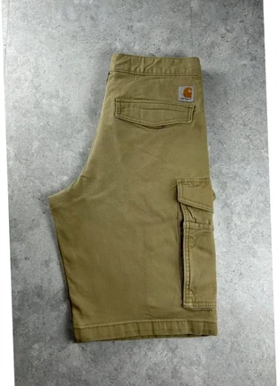 S157. Short en Jean Carhartt relaxed fit 5-pockets | Marron/Kaki | W30/FR40, brand: Carhartt, condition: Very good, size: W30, €27.00, €29.05 includes Buyer Protection Pro