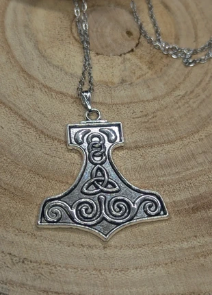 Collier viking mjolnir marteau de Thor bijoux nordique, condizioni: Ottime, €9.00, €10.15 include la Protezione acquisti Pro