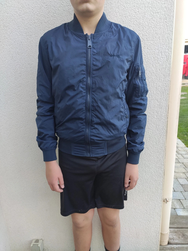 Veste l g re Schott bleue Vinted