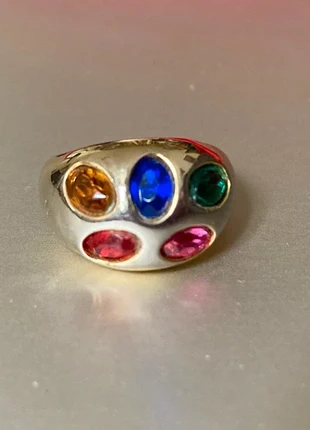 Bague colorée, merk: CCB, staat: Heel goed, maat: 50.6 mm / 16.1 mm Ø, € 6,00, € 7,00 inclusief Kopersbescherming