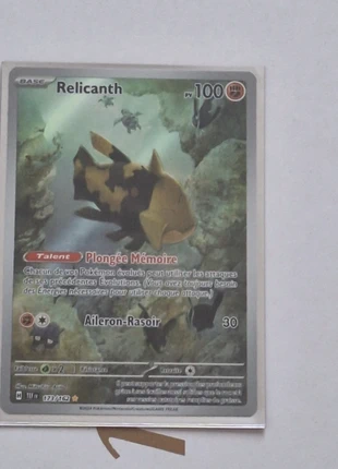 Relicanth illustration rare 173/162 de la série Forces temporelles, marke: Pokémon, zustand: Sehr gut, 8,00 €, 9,10 € inklusive Vinted-Käuferschutz