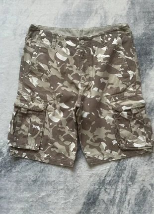 Bermuda cargo camouflage Puma beige marron taille FR 46 medium, brand: Puma, condition: Very good, size: M, €29.99, €32.19 includes Buyer Protection Pro