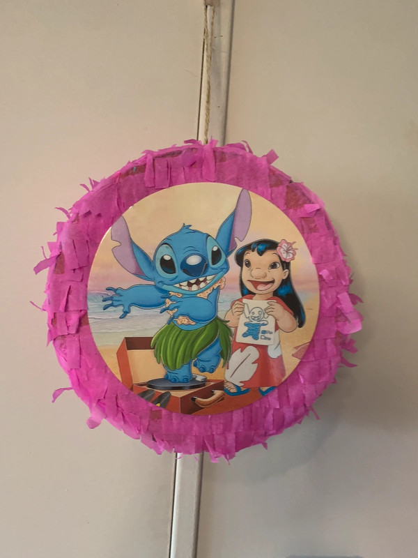 Pinata rose Lilo et stitch  1