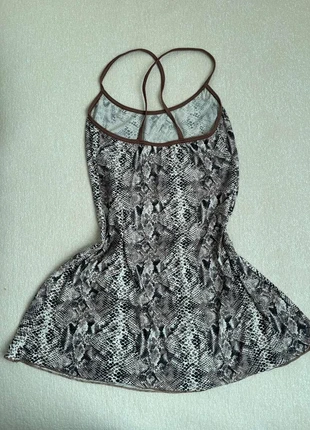 Vestitino schiena scoperta animalier, marca: y2k, estado: Muito bom, tamanho: S / 36 / 8, €5.00, €5.95 inclui Proteção do Comprador