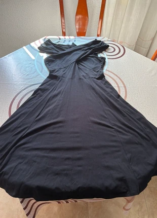 Vestido negro midi Asos, marque: ASOS, état: Neuf avec étiquette, taille: XL / 42 / 14, 7,00 €, 8,05 € Protection acheteurs incluse