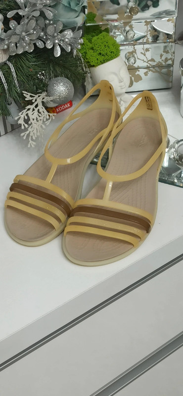 Sanda y Crocs Isabella Huarache be owy br zowy z oty W8 38 39 orginalne poszukiwane Vinted