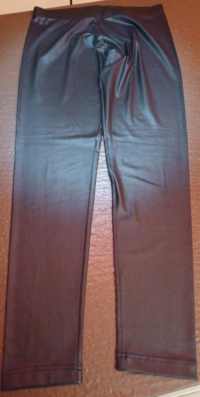 Pantaloni Calzedonia in pelle leggeri neri taglia M