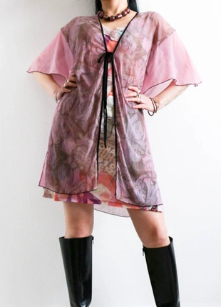 Mesh cover up | Gilet en tulle transparente, marque: Vintage, état: Bon état, taille: L / 40 / 12, 14,00 €, 15,40 € Protection acheteurs (Pro) incluse