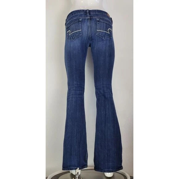 Vintage Y2K American Eagle Low Rise Flare Jeans 4