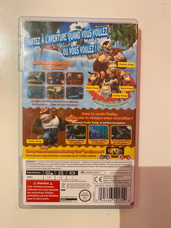 Jeu vidéo Donkey Kong Country Tropical Freeze pour (Nintendo Switch)  Nintendo Switch 