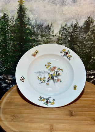 Assiette oiseaux Limoges France union céramique années 30, marque: Limoges France, état: Très bon état, 7,00 €, 7,99 € Protection acheteurs incluse