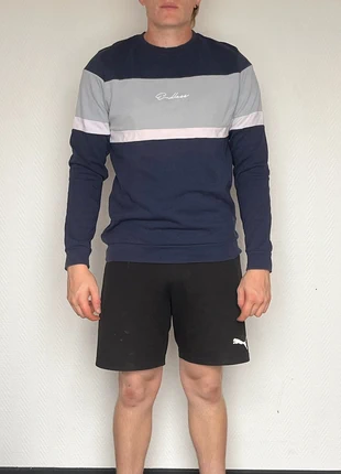 Pull homme bleu marine avec bande grise, marke: Primark, zustand: Neu, größe: L, 3,00 €, 3,85 € inklusive Vinted-Käuferschutz