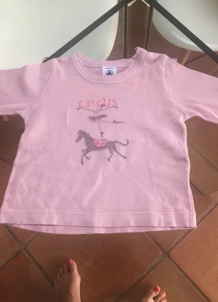 Tee shirt fille petit bateau 6 mois, marque: Petit Bateau, état: Bon état, taille: 3-6 mois / 62 cm, 1,00 €, 1,75 € Protection acheteurs incluse
