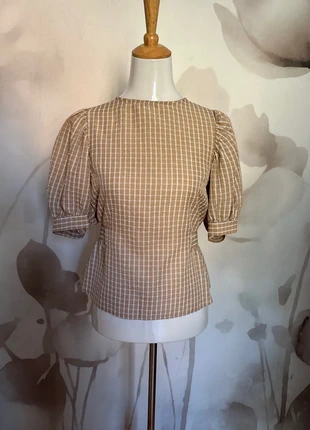 Blouse à manches bouffantes, brand: Primark, condition: Very good, size: S / 36 / 8, €3.00, €3.85 includes Buyer Protection