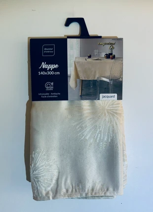 Nappe rectangulaire 140x300 Artifice Naturel et Or Douceur d'intérieur, brand: Douceur d'interieur, condition: New without tags, €17.59, €19.17 includes Buyer Protection Pro