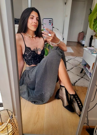 Jupe plissée, brand: Mango, condition: Very good, size: M / 38 / 10, €6.00, €7.00 includes Buyer Protection