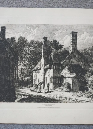 Example of cottage architecture in minehead, somerset - antique print - 1815, brand: NO LABEL, condition: Good, £8.99, £10.14 includes Buyer Protection Pro