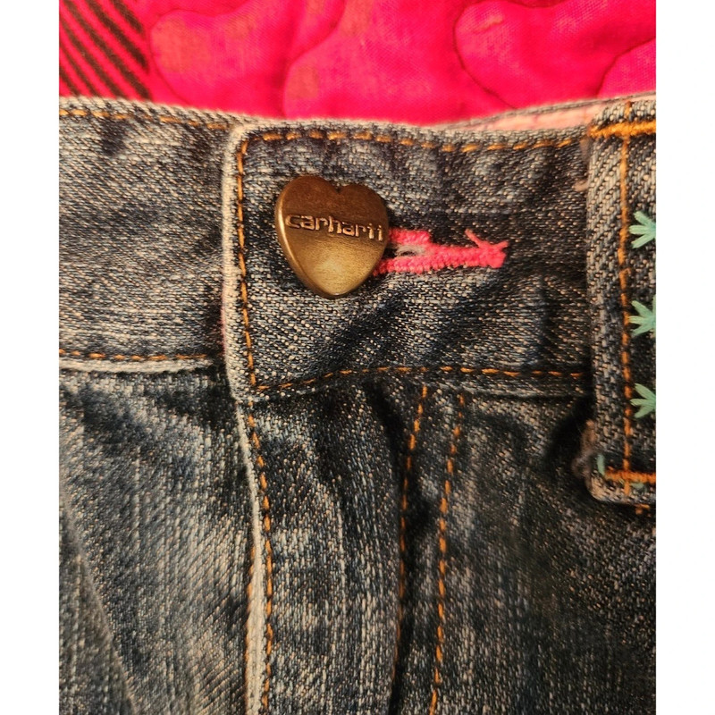 Carhartt Girls Denim Skirt Size 8 3