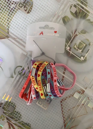 Lot de 12 élastiques de cheveux Paris, marque: My Accessories, état: Neuf avec étiquette, 2,05 €, 2,85 € Protection acheteurs incluse