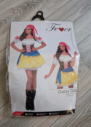 Carnaval jurkje gypsy, merk: onbekend, staat: Nieuw met prijskaartje, maat: M / 38 / 10, € 9,50, € 10,68 inclusief Kopersbescherming