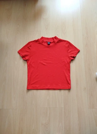 Top Crop rojo Manga Corta Shein, marque: Local, état: Neuf avec étiquette, taille: L / 40 / 12, 6,00 €, 7,00 € Protection acheteurs incluse
