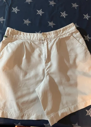 Short Bermuda blanc Lacoste , marca: Lacoste, estado: Muy bueno, tamaño: M / 38 / 10, 15,00 €, 16,45 € Protección al comprador incluida